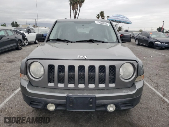 2014 Jeep Patriot Altitude with VIN 1C4NJPBAXED595327, listed as a Copart auction lot 53665005 with 134,771 mi miles and Salvage Title. Bid and sale history available at DreamBid. Image 5.