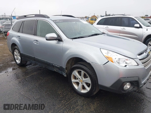 2014 Subaru Outback Premium with VIN 4S4BRBCC9E3303716, listed as a IAAI auction lot 40898764 with 191,324 mi miles and . Bid and sale history available at DreamBid. Image 1.