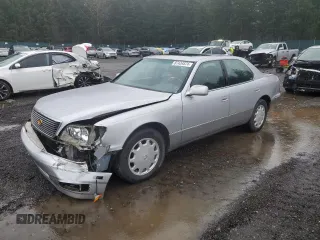 2000 Lexus LS 400 with VIN JT8BH28F8Y0168520, listed as a Copart auction lot 87434874 with 149,846 mi miles and Salvage Title. Bid and sale history available at carsss.com. Image 1.