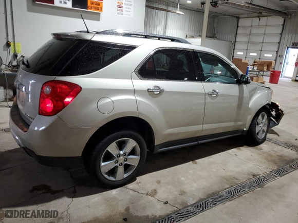 2013 Chevrolet Equinox LTZ with VIN 2GNFLGEK5D6234904, listed as a Copart auction lot 52020655 with 60,037 mi miles and Salvage Title. Bid and sale history available at carsss.com. Image 3.