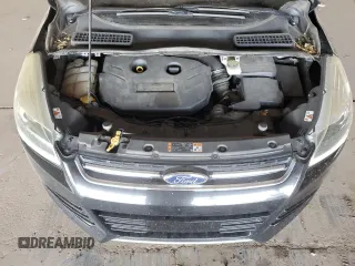 2015 Ford Escape Titanium with VIN 1FMCU0J91FUA17918, listed as a Copart auction lot 64525025 with 130,095 mi miles and Salvage title. Bid and sale history available at DreamBid. Image 11.