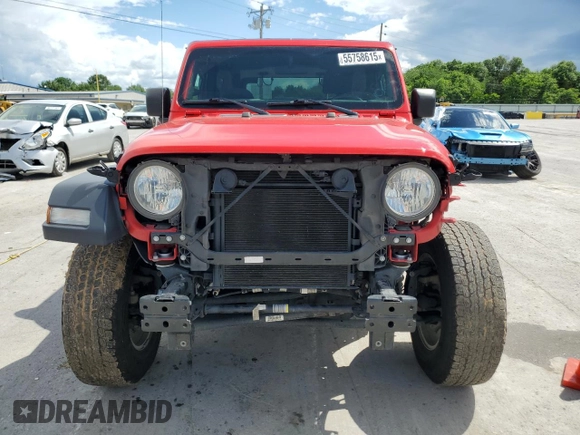 2019 Jeep Wrangler Sport S z VIN 1C4GJXAGXKW510968, wystawiony jako Copart lot #55758615 z przebiegiem 86 370 mil mil oraz Szkoda całkowita • Salvage title. Historia ofert i sprzedaży dostępna na DreamBid. Obrazek 5.