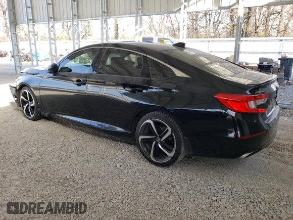 2019 Honda Accord Sedan Sport 1.5T with VIN 1HGCV1F32KA177413, listed as a Copart auction lot 49174125 with 127,784 mi miles and Salvage Title. Bid and sale history available at carsss.com. Image 2.