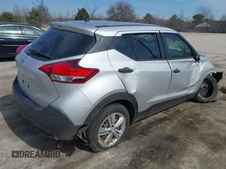 2020 Nissan Kicks S with VIN 3N1CP5BV5LL527783, listed as a IAAI auction lot 41798404 with 53,834 mi miles and . Bid and sale history available at DreamBid. Image 4.
