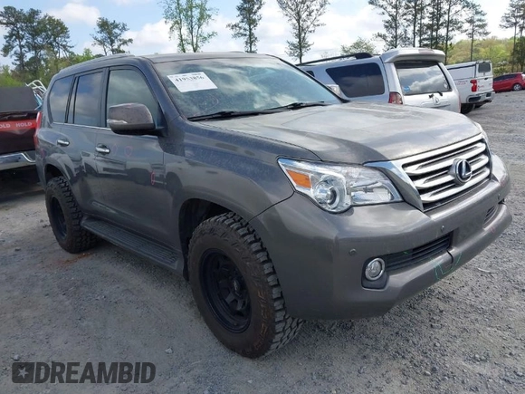 2011 Lexus GX 460 with VIN JTJBM7FX8B5020462, listed as a IAAI auction lot 41953856 with 201,311 mi miles. Bid and sale history available at carsss.com. Image 1.