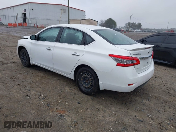 2015 Nissan Sentra SV with VIN 3N1AB7AP1FL685532, listed as a IAAI auction lot 41555565 with 93,931 mi miles and . Bid and sale history available at DreamBid. Image 3.