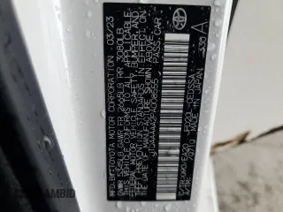 2023 Toyota Mirai XLE with VIN JTDAAAAA2PA008555, listed as a Copart auction lot 49183535 with 24,013 mi miles and Salvage Title. Bid and sale history available at carsss.com. Image 12.