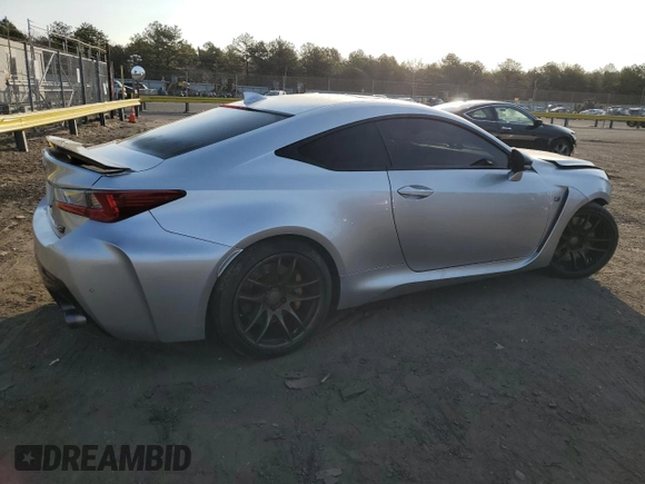 2017 Lexus RC F F z VIN JTHHP5BC1H5006552, wystawiony jako Copart lot #48879795 z przebiegiem 64 593 mil mil oraz Szkoda całkowita • Salvage title. Historia ofert i sprzedaży dostępna na DreamBid. Obrazek 3.