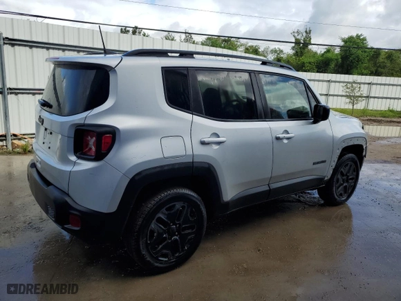 2021 Jeep Renegade Upland Edition with VIN ZACNJDAB2MPM23153, listed as a Copart auction lot 70883664 with 76,555 mi miles and Clean Title. Bid and sale history available at carsss.com. Image 3.