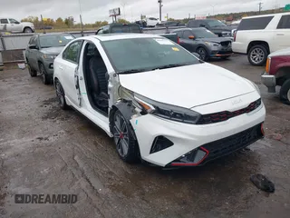 2023 Kia Forte GT with VIN 3KPF44AC4PE505989, listed as a IAAI auction lot 40869133 with 38,222 mi miles and . Bid and sale history available at carsss.com. Image 1.