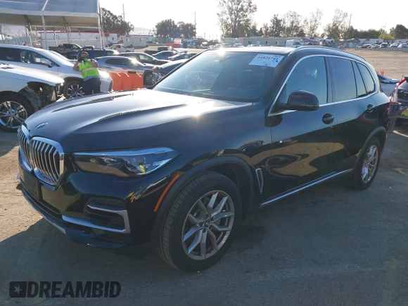 2023 BMW X5 sDrive40i with VIN 5UXCR4C01P9R58557, listed as a IAAI auction lot 41826741 with 10,142 mi miles. Bid and sale history available at carsss.com. Image 17.