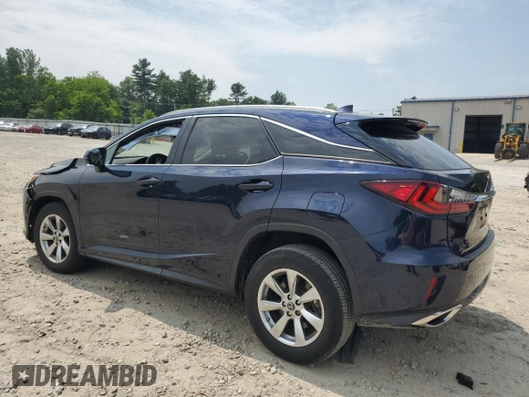 2018 Lexus RX 350 with VIN 2T2BZMCA4JC160332, listed as a Copart auction lot 60565125 with 21,221 mi miles and Salvage title. Bid and sale history available at DreamBid. Image 2.