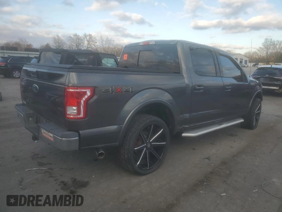 2017 Ford F-150 XL with VIN 1FTEW1EF3HFB11237, listed as a Copart auction lot 45629735 with Not provided miles and Salvage title. Bid and sale history available at DreamBid. Image 3.