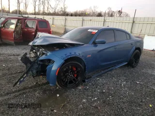 2022 Dodge Charger Scat Pack with VIN 2C3CDXGJ5NH193942, listed as a Copart auction lot 47988885 with 44,115 mi miles and Salvage Title. Bid and sale history available at carsss.com. Image 1.