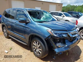2022 Honda Pilot EX-L z VIN 5FNYF6H53NB023298, wystawiony jako IAAI lot #42255379 z przebiegiem 38 382 mil mil oraz . Historia ofert i sprzedaży dostępna na DreamBid. Obrazek 1.