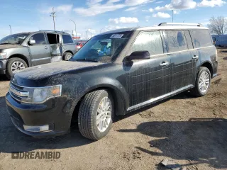2015 Ford Flex SEL with VIN 2FMHK6C85FBA21138, listed as a Copart auction lot 50011725 with 115,897 mi miles and Salvage Title. Bid and sale history available at carsss.com. Image 1.