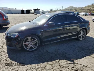 2017 Audi A3 Sedan Premium Plus with VIN WAUJ8GFF2H1029262, listed as a Copart auction lot 46554405 with 38,154 mi miles and Salvage Title. Bid and sale history available at carsss.com. Image 1.