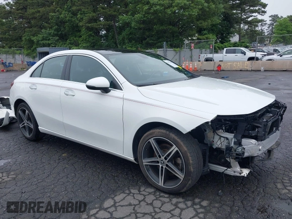 2019 Mercedes-Benz A 220 with VIN WDD3G4FB0KW035569, listed as a IAAI auction lot 42517750 with 49,249 mi miles and . Bid and sale history available at DreamBid. Image 1.