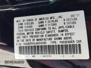 2018 Acura TLX w/A-SPEC Pkg with VIN 19UUB3F60JA004295, listed as a IAAI auction lot 40900343 with 48,264 mi miles. Bid and sale history available at carsss.com. Image 9.