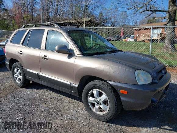 2005 Hyundai Santa Fe GLS with VIN KM8SC13D15U013890, listed as a IAAI auction lot 41917783 with 227,891 mi miles. Bid and sale history available at carsss.com. Image 6.