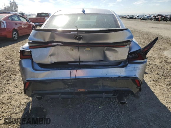 2024 Lexus IS 300 with VIN JTHBA1D25R5131172, listed as a Copart auction lot 43476375 with 22,835 mi miles and Salvage title. Bid and sale history available at DreamBid. Image 6.