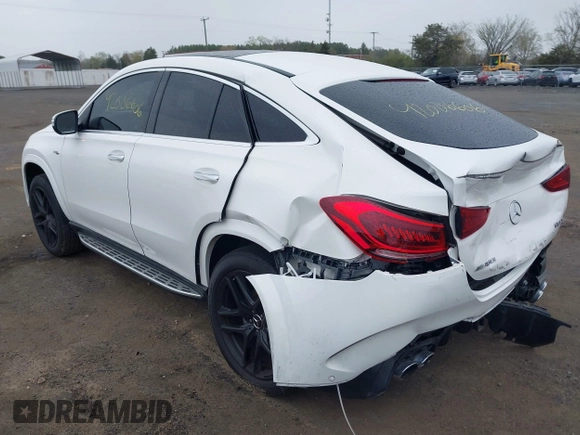 2021 Mercedes-Benz GLE 53 AMG with VIN 4JGFD6BB6MA250046, listed as a IAAI auction lot 42006606 with 65,198 mi miles and . Bid and sale history available at DreamBid. Image 3.