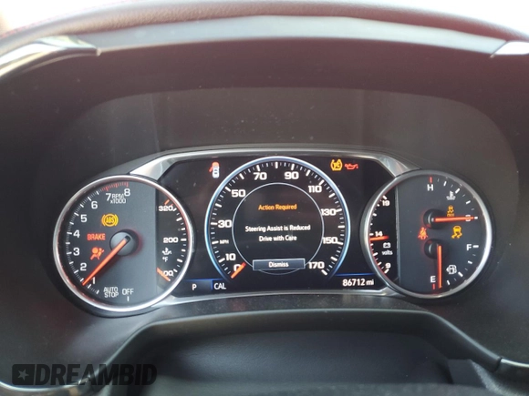 2019 Chevrolet Blazer RS with VIN 3GNKBERS2KS689711, listed as a Copart auction lot 52460175 with 86,712 mi miles and Salvage title. Bid and sale history available at DreamBid. Image 9.