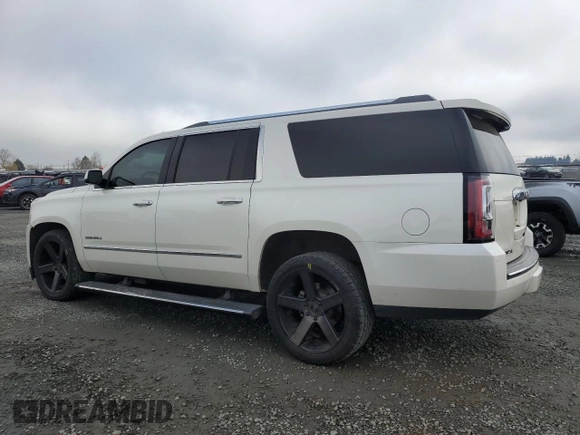 2015 GMC Yukon XL Denali with VIN 1GKS2JKJ0FR540729, listed as a Copart auction lot 46846035 with 131,849 mi miles and Salvage Title. Bid and sale history available at carsss.com. Image 2.