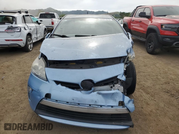2013 Toyota Prius with VIN JTDKN3DP8D3042195, listed as a Copart auction lot 53387875 with 119,606 mi miles and Salvage Title. Bid and sale history available at DreamBid. Image 5.