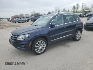 2016 Volkswagen Tiguan S z VIN WVGAV7AX4GW512535, wystawiony jako Copart lot #52570585 z przebiegiem 161 559 mil mil oraz Szkoda całkowita • Salvage title. Historia ofert i sprzedaży dostępna na DreamBid. Obrazek 1.
