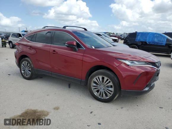 2023 Toyota Venza LE with VIN JTEAAAAH5PJ121554, listed as a Copart auction lot 59160834 with 12,107 mi miles and Salvage Title. Bid and sale history available at carsss.com. Image 4.