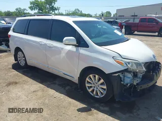 2017 Toyota Sienna XLE Auto Access Seat with VIN 5TDYZ3DC2HS875197, listed as a IAAI auction lot 42244211 with 125,681 mi miles and . Bid and sale history available at DreamBid. Image 1.