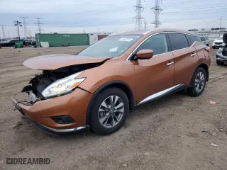 2017 Nissan Murano Platinum with VIN 5N1AZ2MH2HN102643, listed as a Copart auction lot 44619205 with 74,720 mi miles and Salvage Title. Bid and sale history available at carsss.com. Image 1.