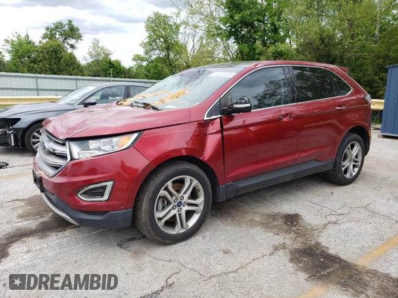 2015 Ford Edge Titanium z VIN 2FMPK4K9XFBB74740, wystawiony jako Copart lot #55529335 z przebiegiem 155 605 mil mil oraz Szkoda całkowita • Salvage title. Historia ofert i sprzedaży dostępna na DreamBid. Obrazek 1.