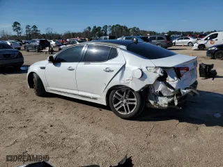 2013 Kia Optima SX w/Limited Pkg with VIN 5XXGR4A63DG159176, listed as a Copart auction lot 46839775 with 163,483 mi miles and Salvage Title. Bid and sale history available at carsss.com. Image 2.
