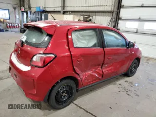 2023 Mitsubishi Mirage ES with VIN ML32AUHJXPH005618, listed as a Copart auction lot 85949484 with 30,479 mi miles and Salvage title. Bid and sale history available at DreamBid. Image 3.