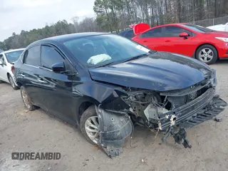 2019 Nissan Sentra SV z VIN 3N1AB7AP6KL609993, wystawiony jako IAAI lot #41463132 z przebiegiem 126 080 mil mil oraz . Historia ofert i sprzedaży dostępna na DreamBid. Obrazek 1.