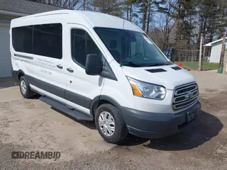 2018 Ford Transit Passenger XL with VIN 1FBAX2CM3JKB40189, listed as a IAAI auction lot 41859048 with 110,211 mi miles and . Bid and sale history available at carsss.com. Image 1.