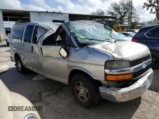 2005 Chevrolet Express Cargo Van YF7 Upfitter with VIN 1GBFG15T351241152, listed as a Copart auction lot 77996504 with 0 mi miles and Salvage Title. Bid and sale history available at carsss.com. Image 4.