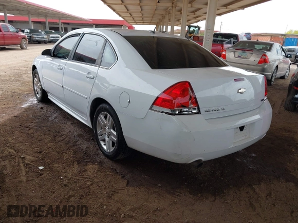 2013 Chevrolet Impala LT with VIN 2G1WG5E36D1197328, listed as a IAAI auction lot 42035898 with 159,476 mi miles and . Bid and sale history available at DreamBid. Image 3.