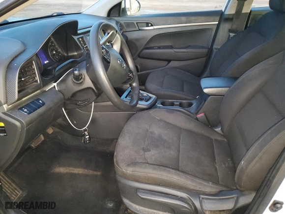 2019 Hyundai Elantra SE with VIN 5NPD74LF5KH405474, listed as a Copart auction lot 42059495 with 183,413 mi miles and Salvage Title. Bid and sale history available at carsss.com. Image 7.