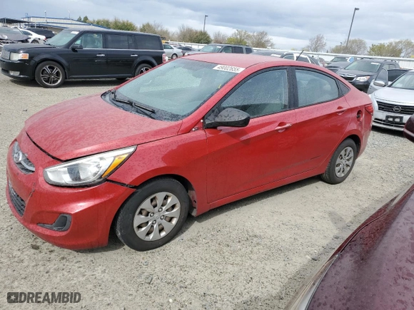 2015 Hyundai Accent GLS with VIN KMHCT4AE8FU896230, listed as a Copart auction lot 49002655 with 212,501 mi miles and Salvage Title. Bid and sale history available at carsss.com. Image 1.