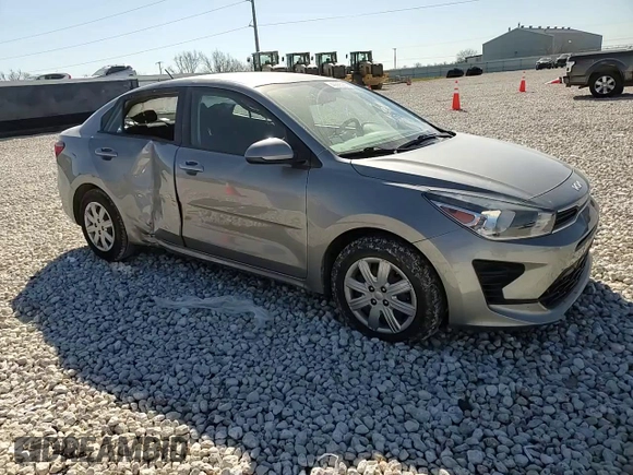 2022 Kia Rio S with VIN 3KPA24ADXNE477511, listed as a Copart auction lot 48555265 with 32,147 mi miles and Salvage Title. Bid and sale history available at carsss.com. Image 11.