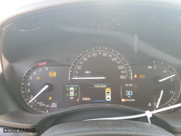 2017 Cadillac ATS Sedan RWD with VIN 1G6AA5RX6H0148344, listed as a Copart auction lot 86840354 with 59,160 mi miles and Salvage Title. Bid and sale history available at carsss.com. Image 9.