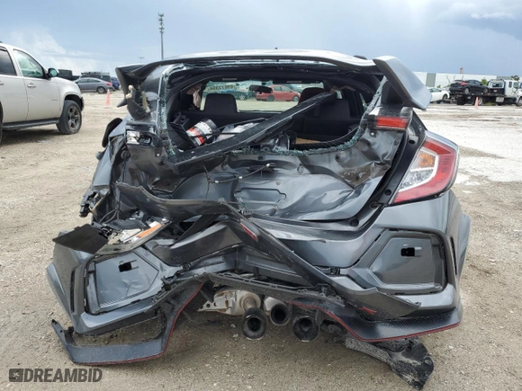 2018 Honda Civic Type R Touring with VIN SHHFK8G73JU203326, listed as a Copart auction lot 69673394 with 80,339 mi miles and Non Repairable. Bid and sale history available at carsss.com. Image 6.