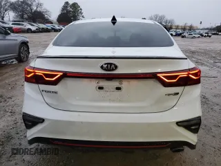 2021 Kia Forte GT-Line with VIN 3KPF34AD0ME390346, listed as a Copart auction lot 42682485 with 57,787 mi miles and Salvage Title. Bid and sale history available at carsss.com. Image 6.