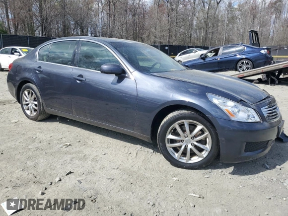 2007 Infiniti G35 Sedan G35x with VIN JNKBV61FX7M818496, listed as a Copart auction lot 50301915 with 197,945 mi miles and Salvage Title. Bid and sale history available at carsss.com. Image 4.