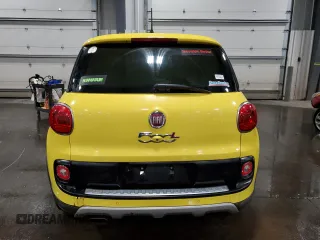 2014 FIAT 500L Trekking with VIN ZFBCFADH9EZ028757, listed as a Copart auction lot 77697094 with 0 mi miles and Salvage Title. Bid and sale history available at carsss.com. Image 6.