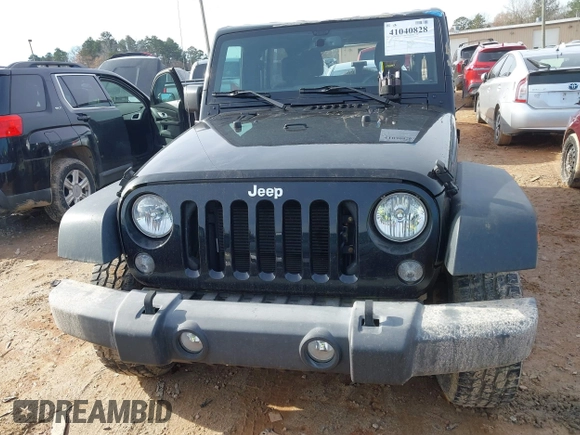 2017 Jeep Wrangler Unlimited Sport with VIN 1C4BJWDG7HL745466, listed as a IAAI auction lot 41040828 with 86,269 mi miles. Bid and sale history available at carsss.com. Image 12.