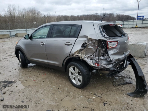 2013 Kia Sportage LX with VIN KNDPB3A27D7531882, listed as a Copart auction lot 85319114 with 134,219 mi miles and Non Repairable. Bid and sale history available at carsss.com. Image 2.
